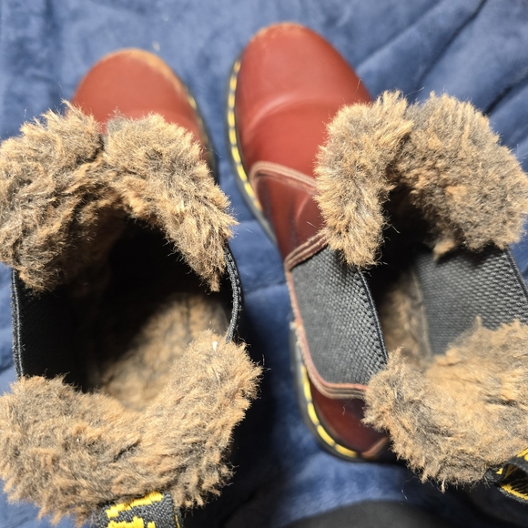 Dr. Martens Womens 2976 Leonore Chelsea Boot Brown Size 8 - Picture 6 of 7